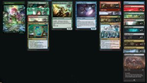 MTG deck called Tap Out I Dare U - as screenshot from MTG Arena